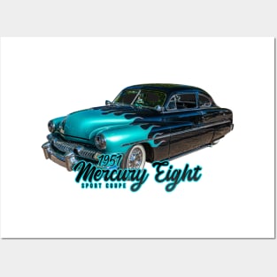 Customized 1951 Mercury Eight Sport Coupe Posters and Art